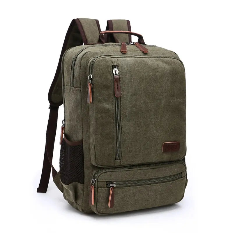 Sac à dos vintage avec compartiment pour ordinateur portable