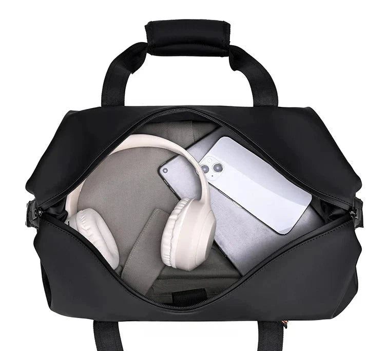 Sac de voyage avec sangle trolley pour valise à roulettes