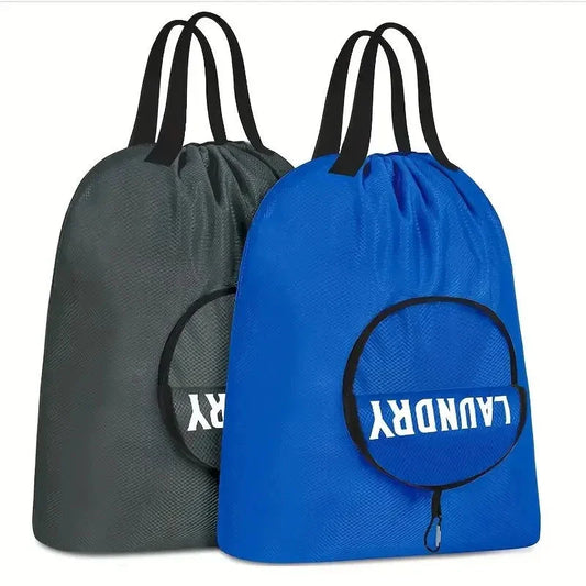 Sac à linge sale pliable en nylon pour voyage