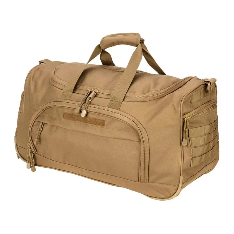 Sac camel avec compartiment pour chaussures et poches latérales