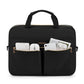 Sac ordinateur femme beige avec bandoulière et poches multiples