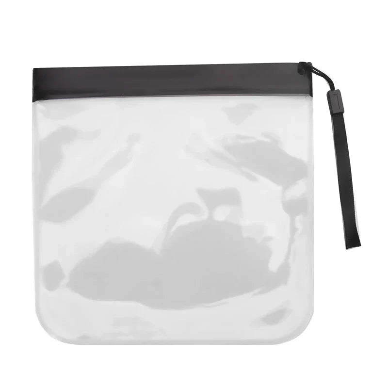Sac refermable noir, format 20x20 cm, pour cabine d'avion