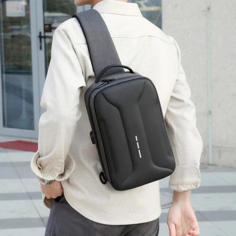 Sac de poitrine antivol avec serrure à code visible
