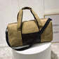 Sac polochon camel avec bandoulière ajustable