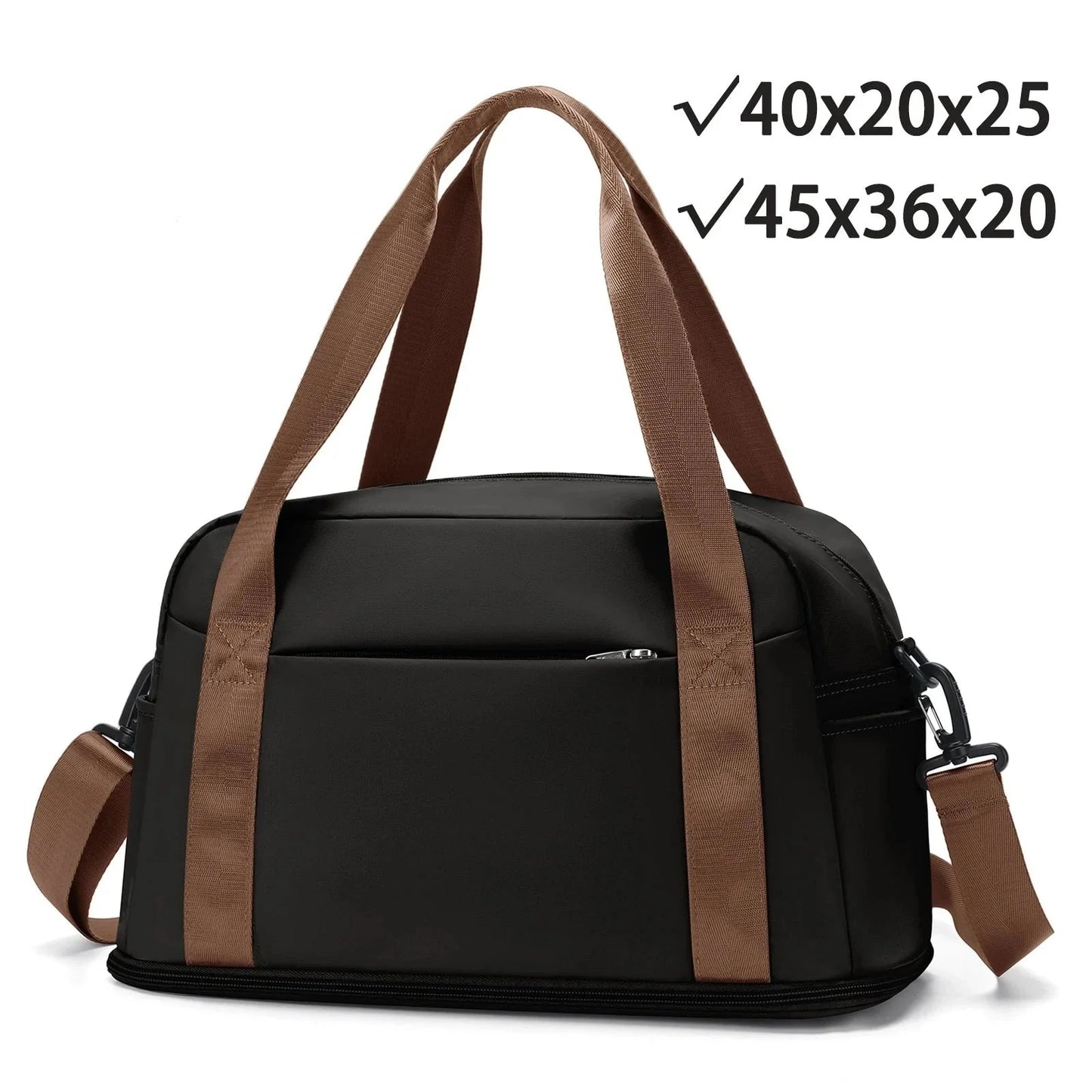Sac de voyage extensible, idéal pour week-end en avion