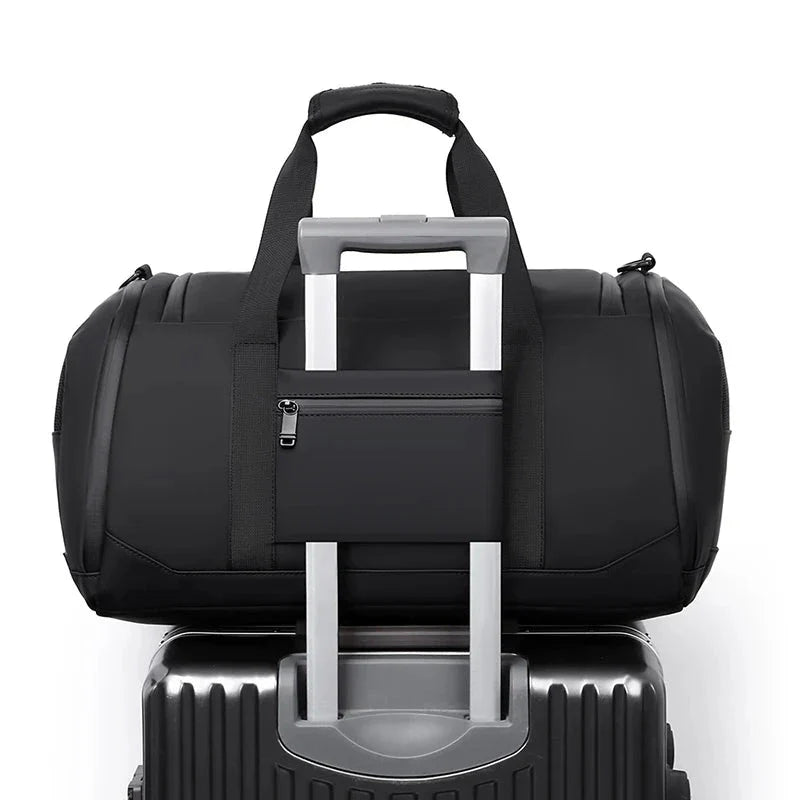 Détail du tissu imperméable en polyester et oxford