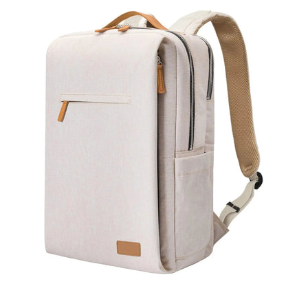 Sac beige pratique pour voyages avec poche principale spacieuse