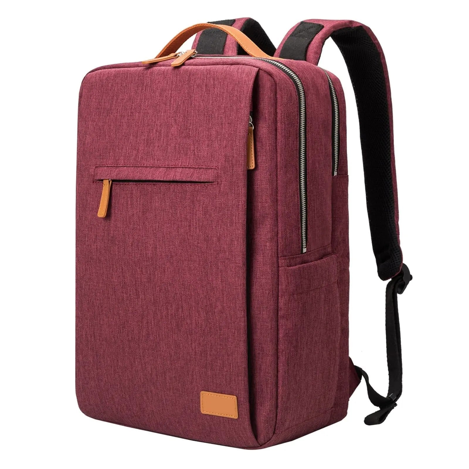 Sac rouge pour ordinateur portable avec multiples poches de rangement