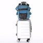 Sangle de fixation pour bagage posée sur une valise