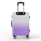 Vue de côté d'une valise avec finition élégante