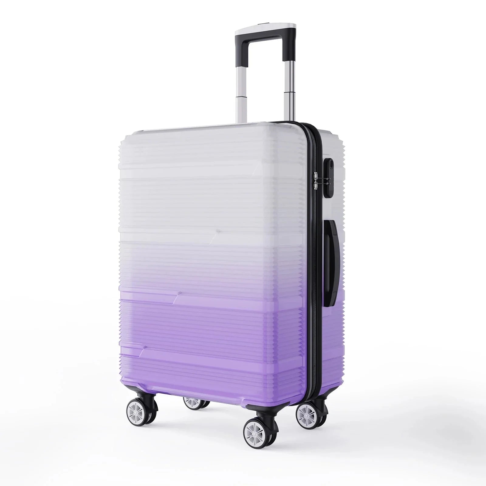Intérieur spacieux d'une valise avec compartiments organisés