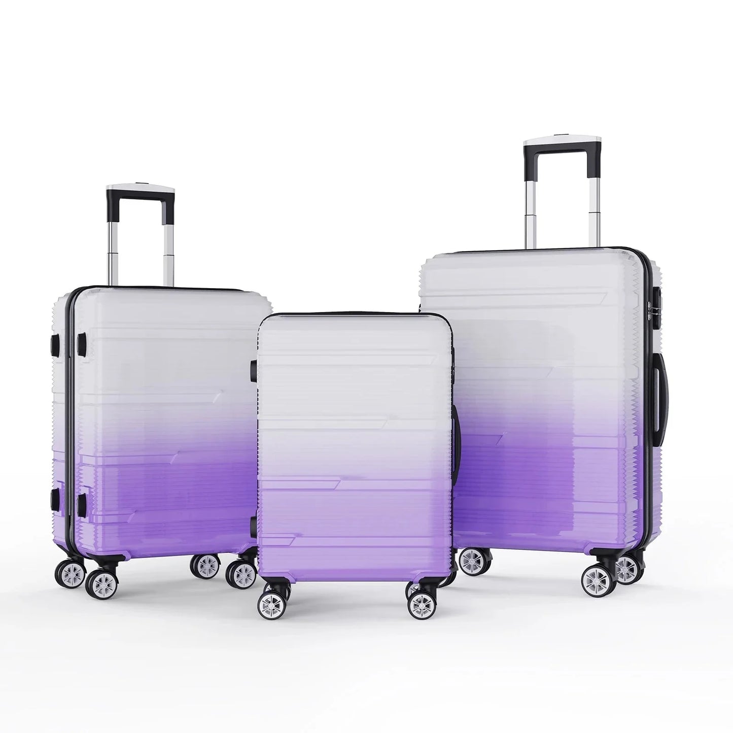 Set de valises empilées montrant différentes tailles