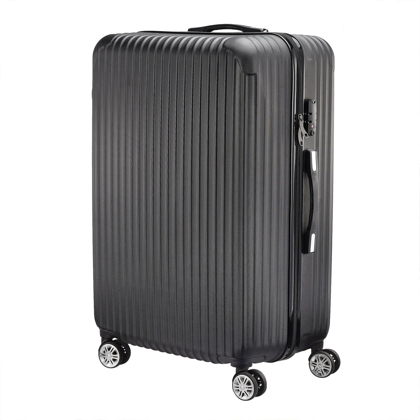 Gros plan sur serrure TSA intégrée sur une valise