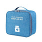 Trousse de secours bleue, idéale pour organiser médicaments