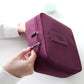 Trousse de maquillage en nylon coloré vue de face
