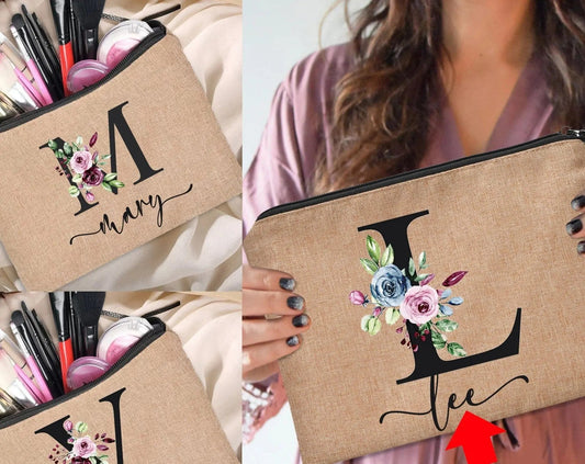 Trousse Maquillage Personnalisée trousse maquillage personnalisee brprenom vue rapprochée