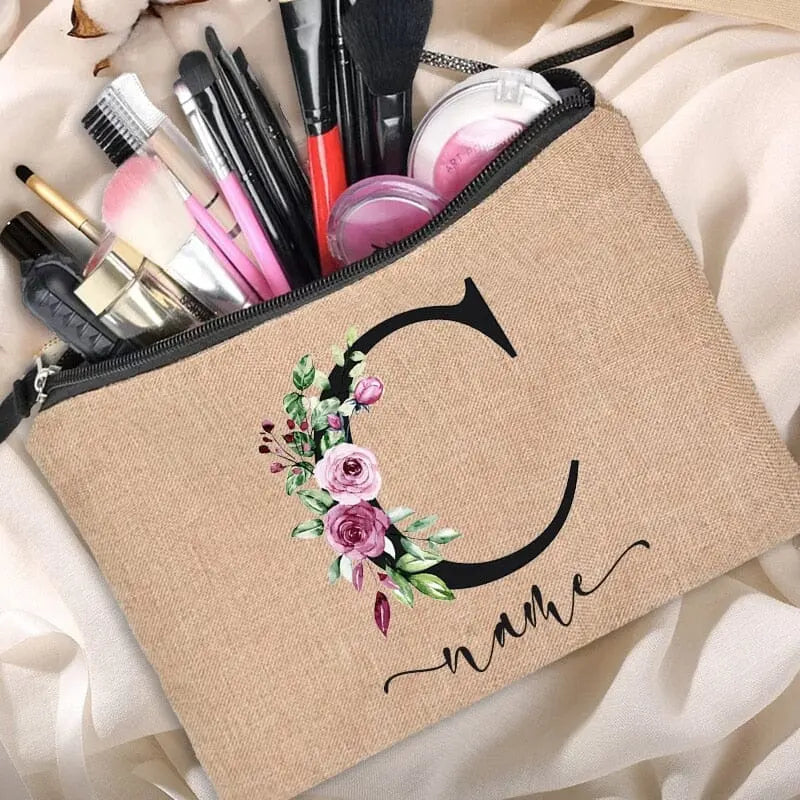 Trousse Maquillage Personnalisée trousse maquillage personnalisee brprenom vue d'ensemble