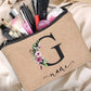 Trousse Maquillage Personnalisée trousse maquillage personnalisee brprenom vue latérale