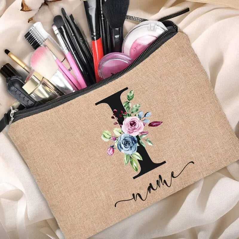 Trousse Maquillage Personnalisée trousse maquillage personnalisee brprenom vue de détail vue 10