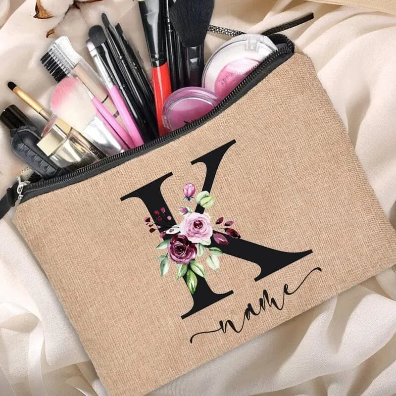 Trousse Maquillage Personnalisée trousse maquillage personnalisee brprenom présentation du produit vue 12