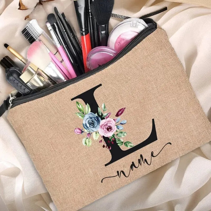 Trousse Maquillage Personnalisée trousse maquillage personnalisee brprenom finitions visibles vue 13