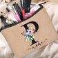 Trousse Maquillage Personnalisée trousse maquillage personnalisee brprenom vue de face vue 17