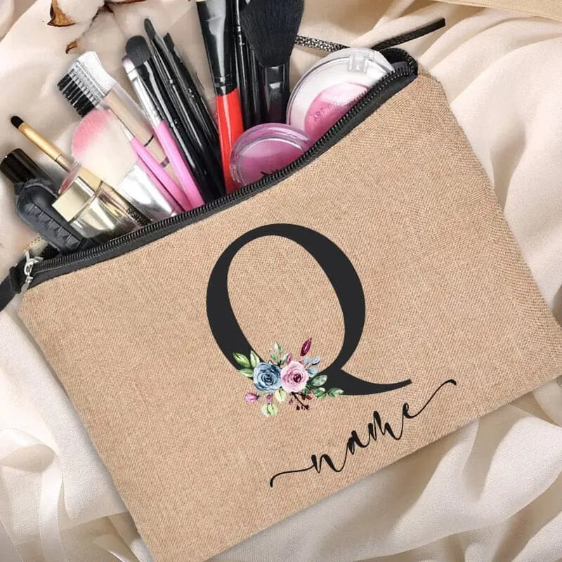 Trousse Maquillage Personnalisée trousse maquillage personnalisee brprenom vue de détail vue 18