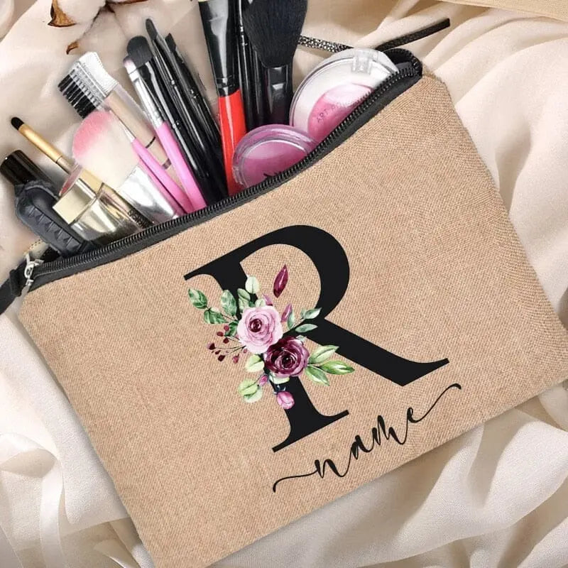 Trousse Maquillage Personnalisée trousse maquillage personnalisee brprenom vue d'ensemble vue 19