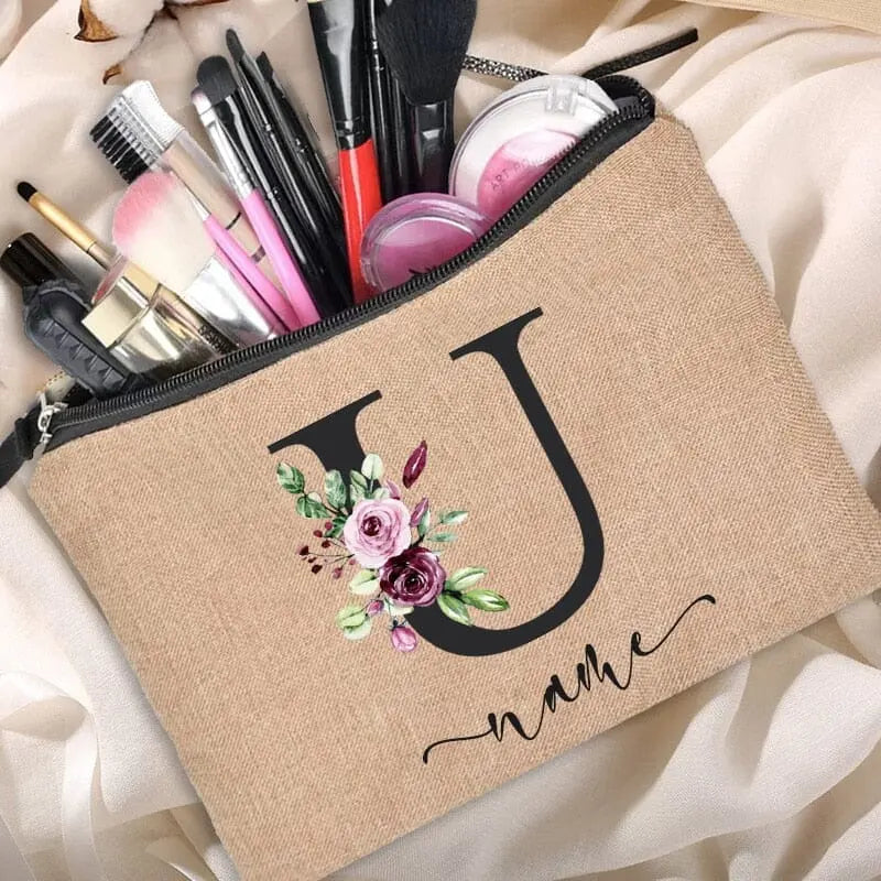 Trousse Maquillage Personnalisée trousse maquillage personnalisee brprenom vue du matériau vue 22