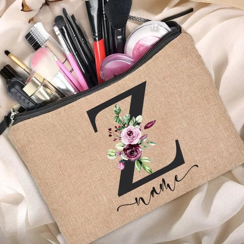 Trousse Maquillage Personnalisée trousse maquillage personnalisee brprenom vue d'ensemble vue 27