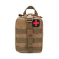 Trousse de secours couleur camel, idéale pour le voyage