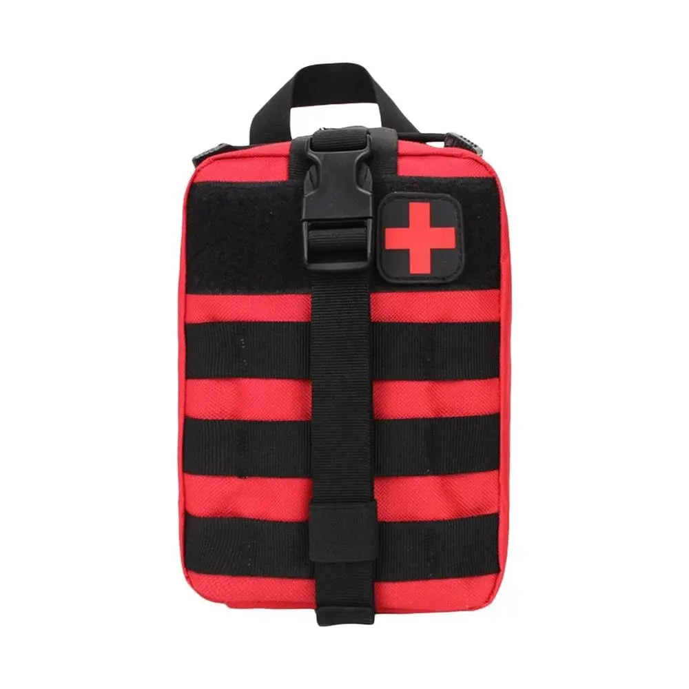 Trousse de secours rouge, compacte et multifonctionnelle
