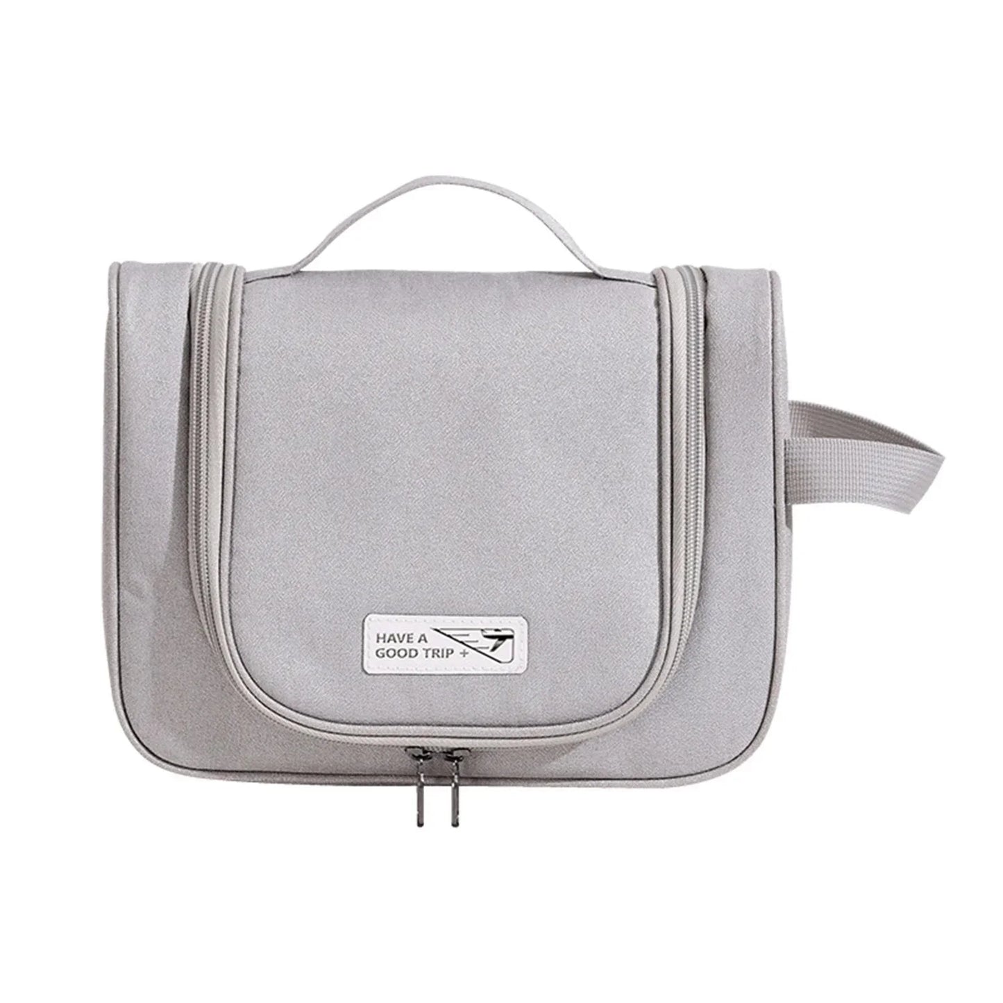Trousse de toilette fermée avec poignée de transport
