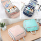 Trousse ouverte montrant le rangement organisé