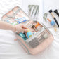 Trousse de toilette suspendue avec crochet en métal