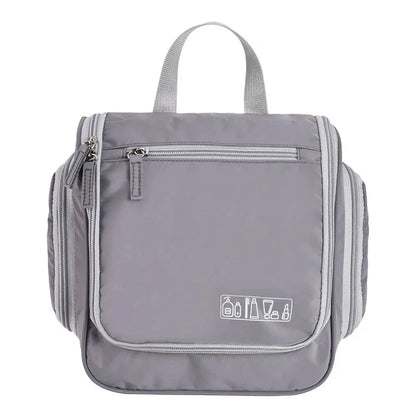 Trousse grise imperméable avec poches multiples