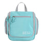 Trousse turquoise avec espace de rangement spacieux