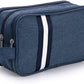 Trousse de toilette bleu marine avec poches multiples