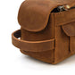 Trousse de toilette fermée avec fermeture éclair visible