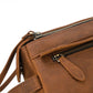 Trousse de toilette ouverte montrant les compartiments