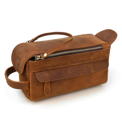 Version marron clair de la trousse de toilette