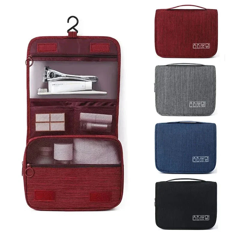 Trousse fermée avec poignée de transport en nylon