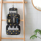 Trousse de toilette suspendue avec motif citrons, vue fermée