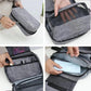 Trousse de toilette compacte en nylon oxford fermée