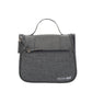 Trousse de toilette grise, design élégant et fonctionnel