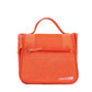 Trousse de toilette orange, idéale pour organiser ses produits
