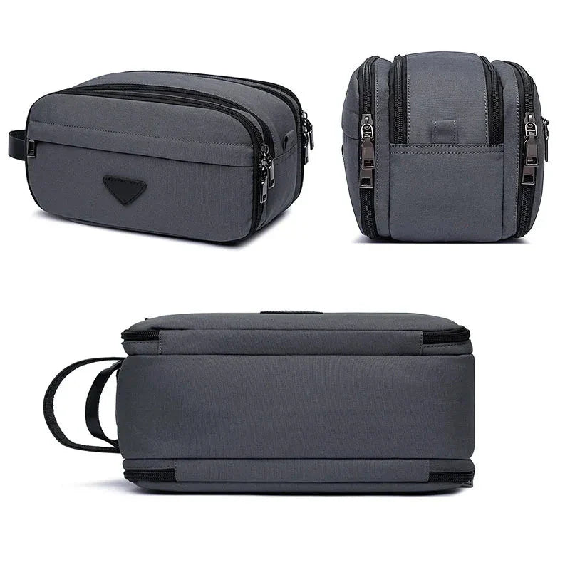 Gros plan sur la fermeture éclair double de la trousse