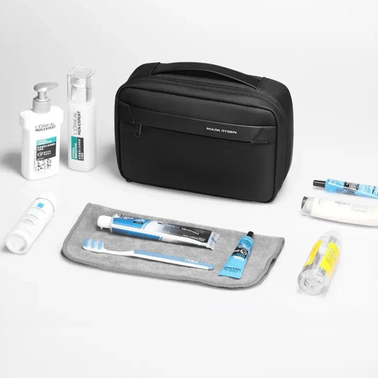 Compartiments de rangement de la trousse de toilette