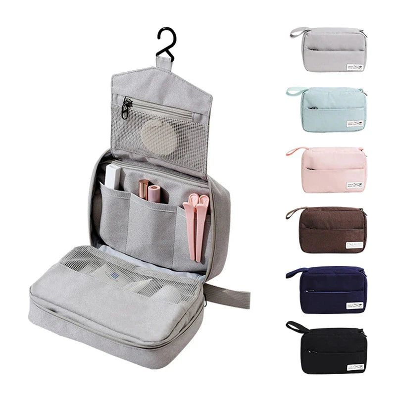 Trousse pliée, montrant la fermeture éclair robuste
