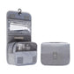 Trousse de toilette grise, vue latérale